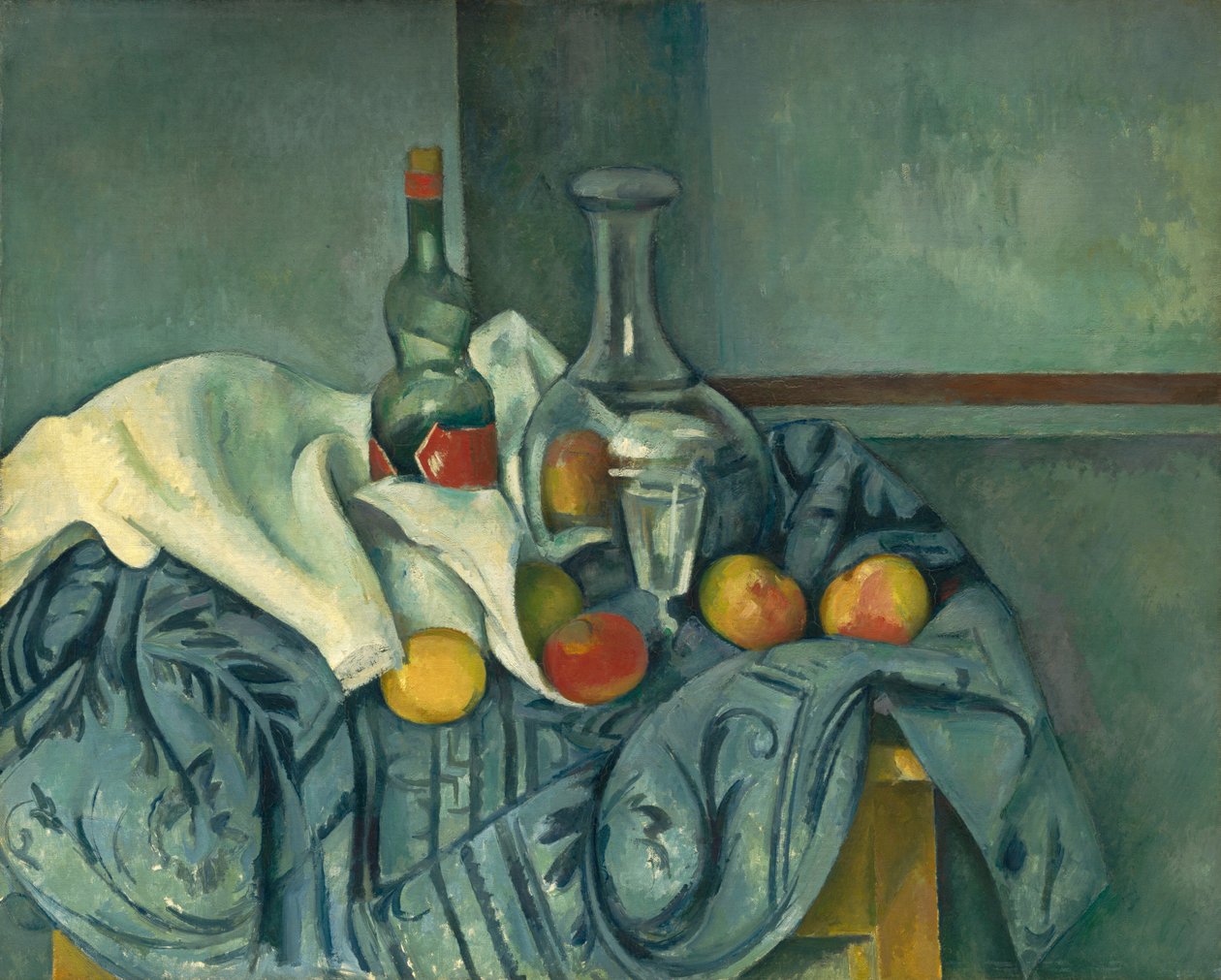 Peppermynteflasken av Paul Cézanne