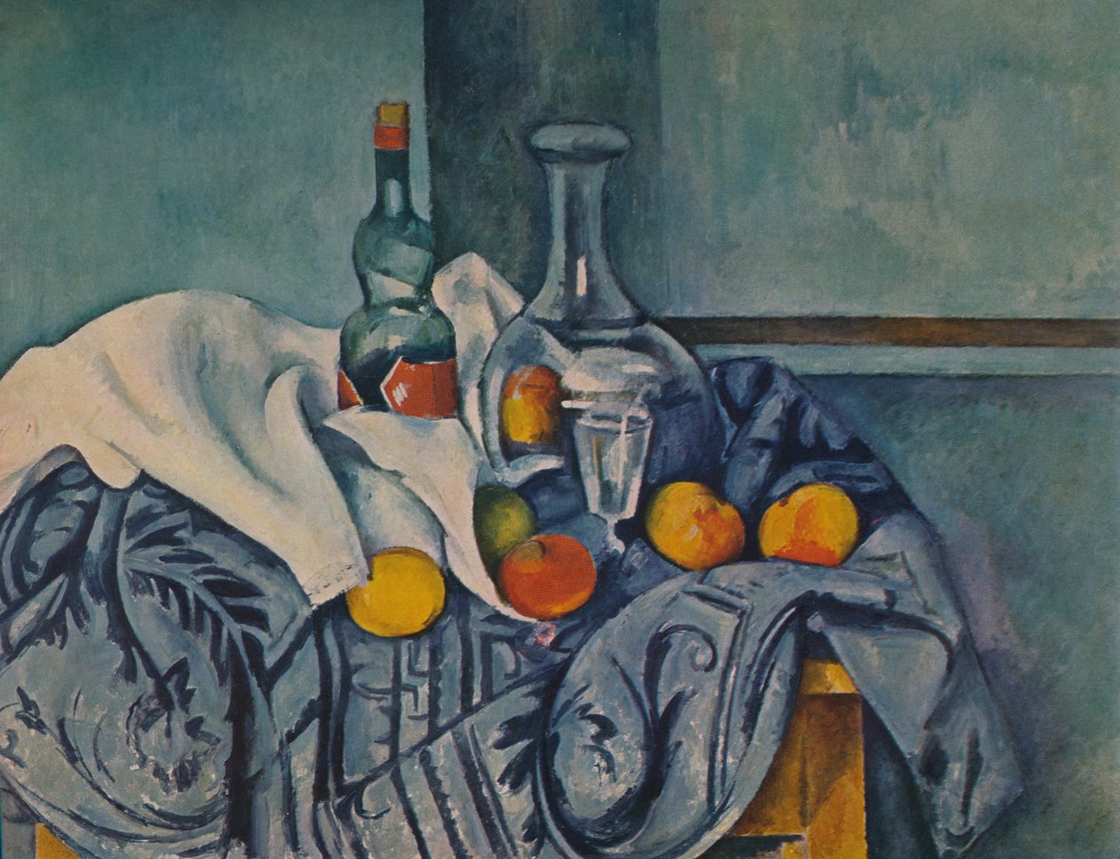 Peppermynteflasken, 1893-1895 av Paul Cézanne