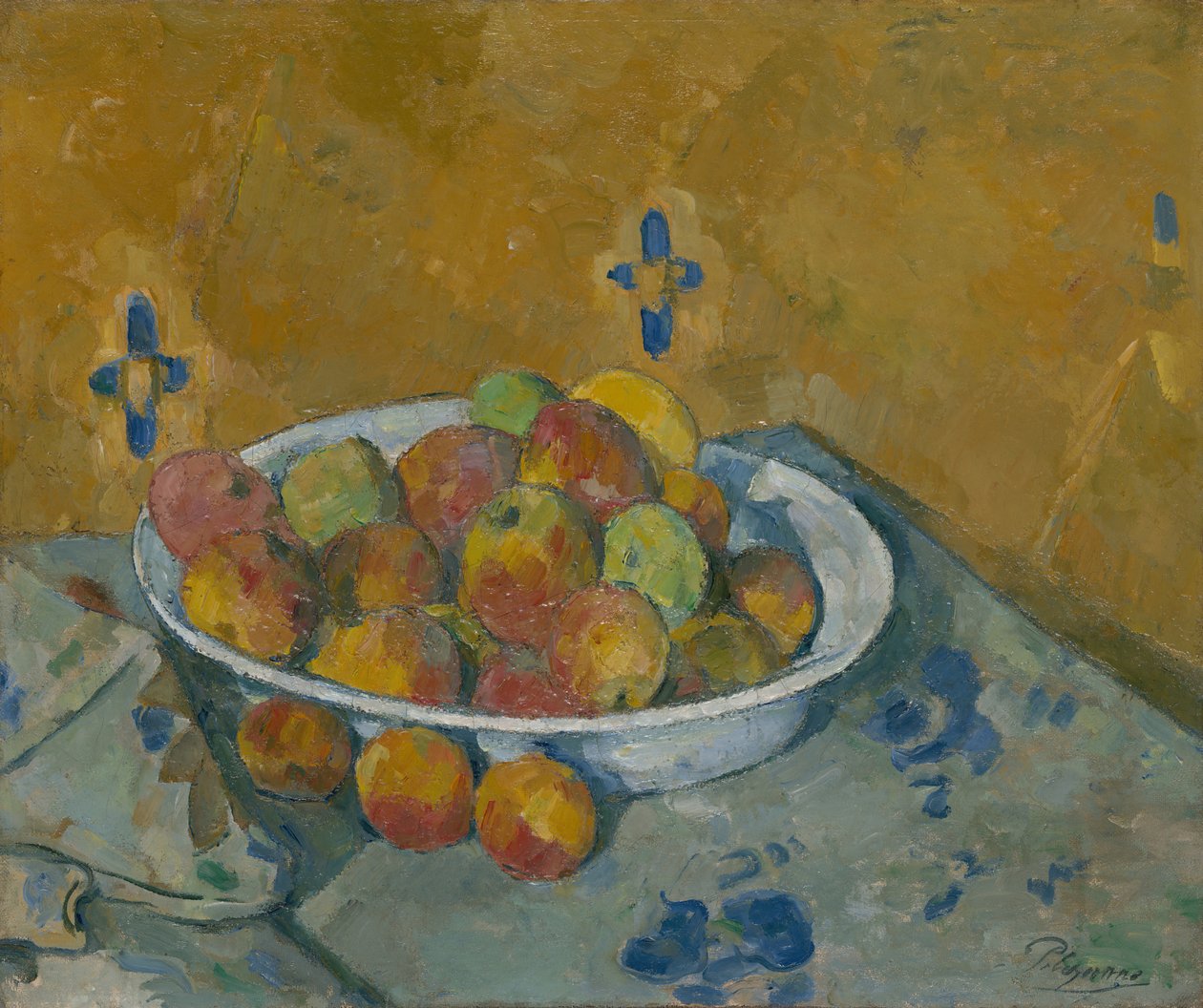 Platen med epler, ca. 1877. av Paul Cézanne