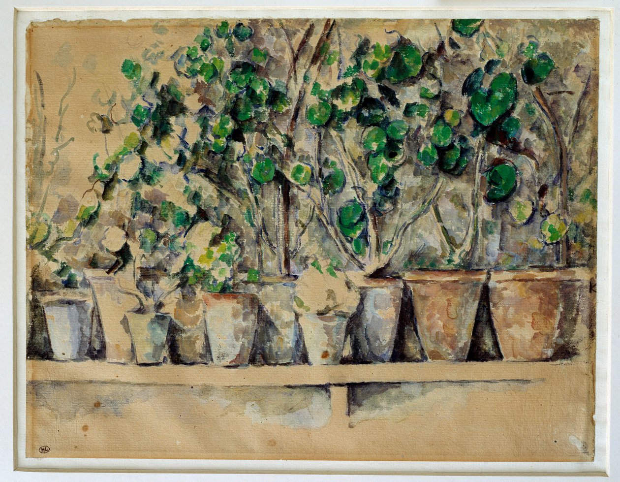 Blomsterpottene Paul Cezanne av Paul Cézanne