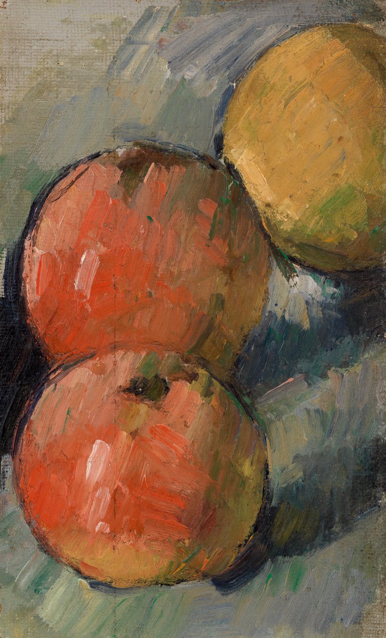 To og et halvt eple av Paul Cézanne