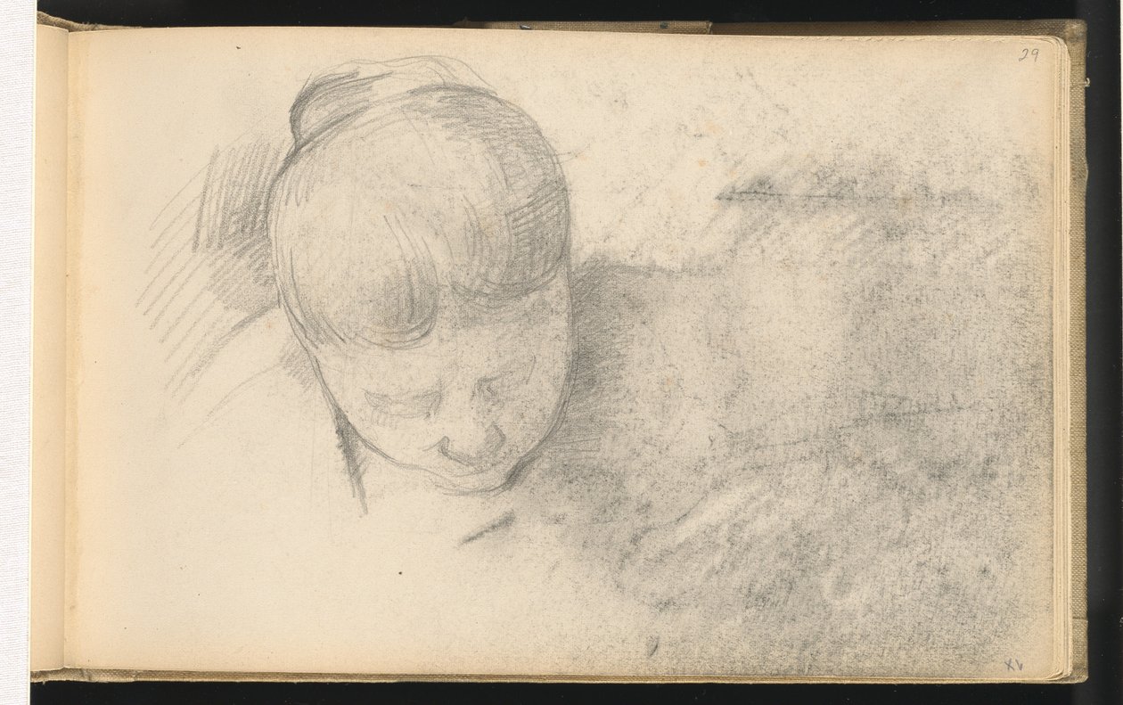 Kvinne som lener seg fremover, 18901894. av Paul Cézanne