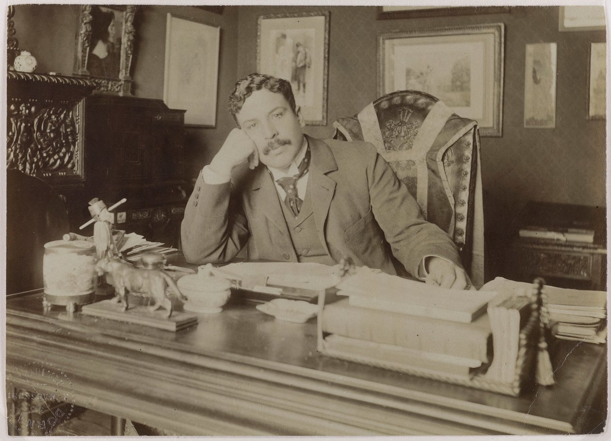 Portrett av Maurice Donnay 1859-1945, ca. 1890. av Paul Dornac