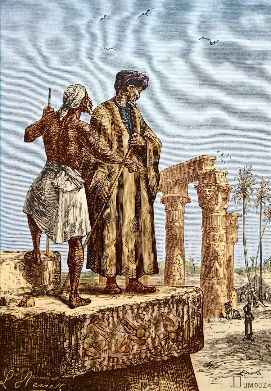 Ibn Battuta i Egypt, midten av 1800-tallet av Paul Dumouza