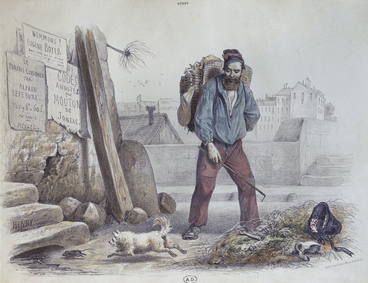 Utsultet mann under Paris-kommunen av Paul Edmond Henry