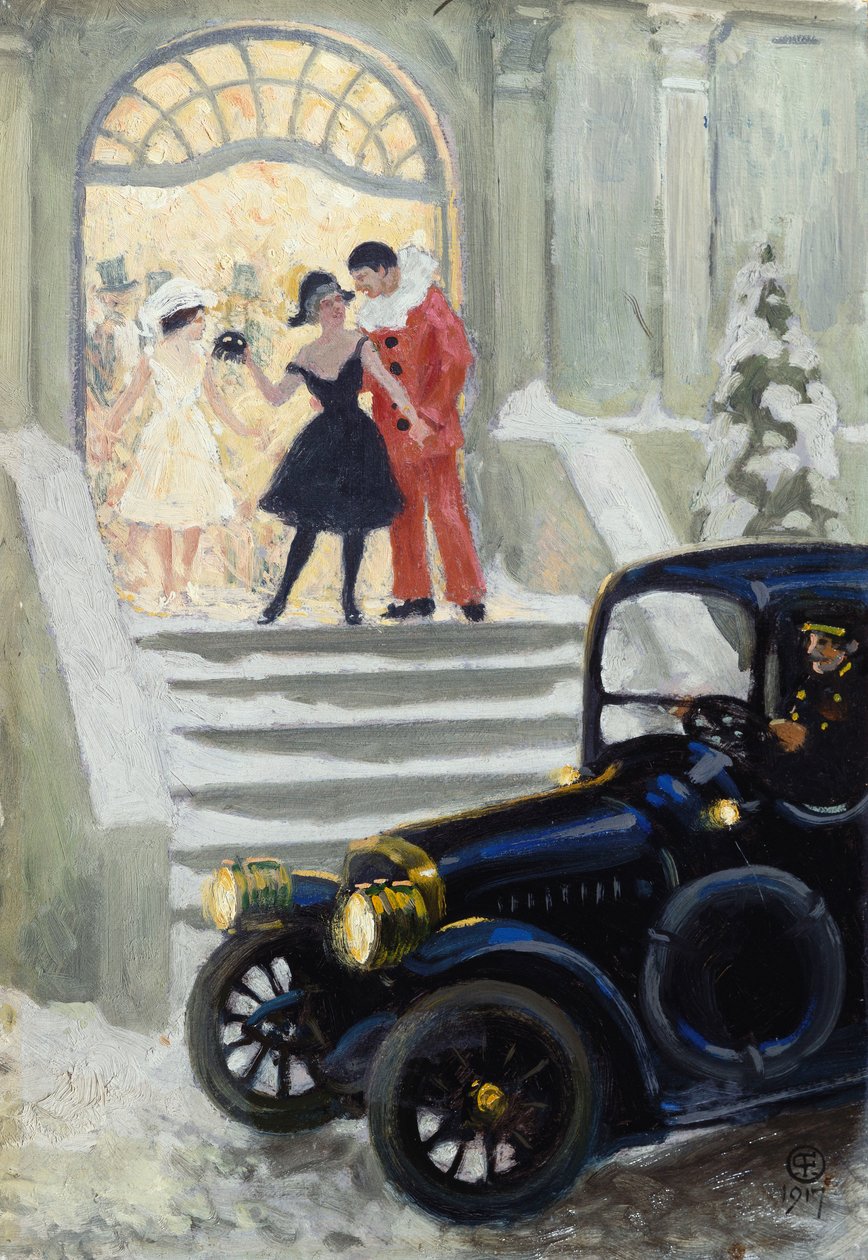 Etter ballet, 1917 av Paul Fischer