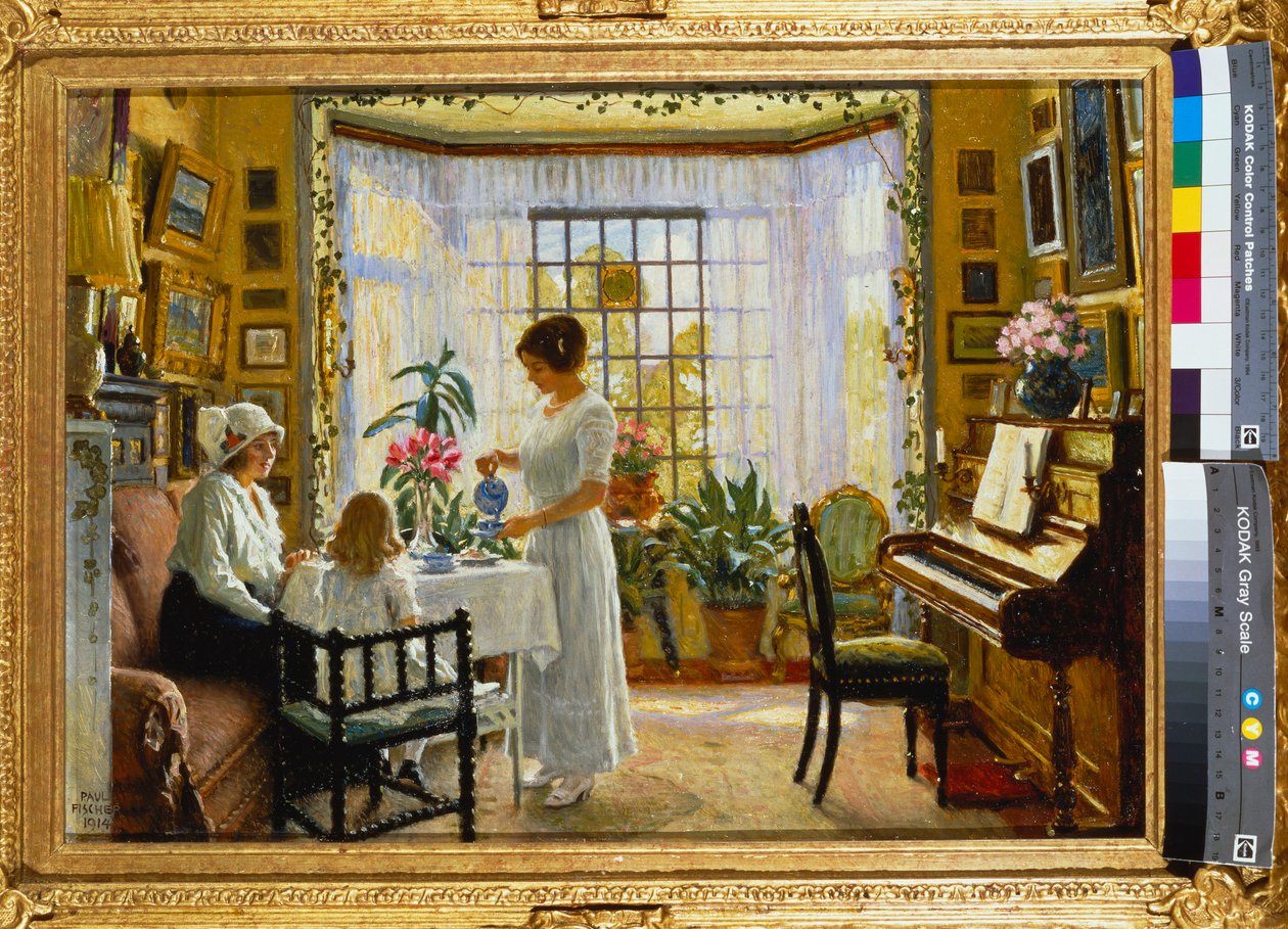 Ettermiddagste, 1914 av Paul Fischer