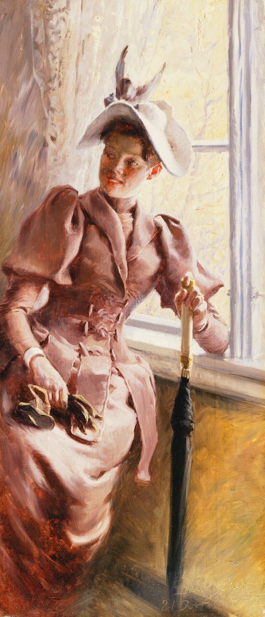 Ved vinduet, 1892 av Paul Fischer