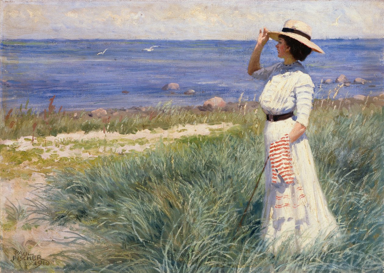 Ser ut mot havet, 1910 av Paul Fischer