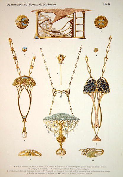 Smykkedesign, plate 5 fra 