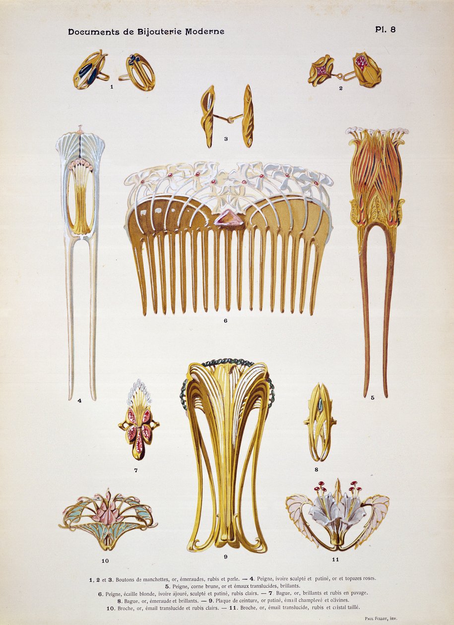 Smykkedesign, plate 8 fra 