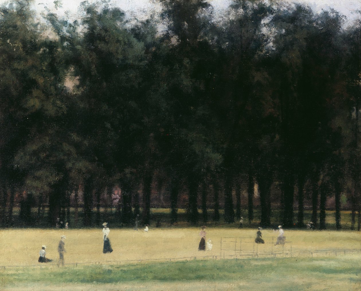 Kensington Gardens (olje på lerret) av Paul Fordyce Maitland