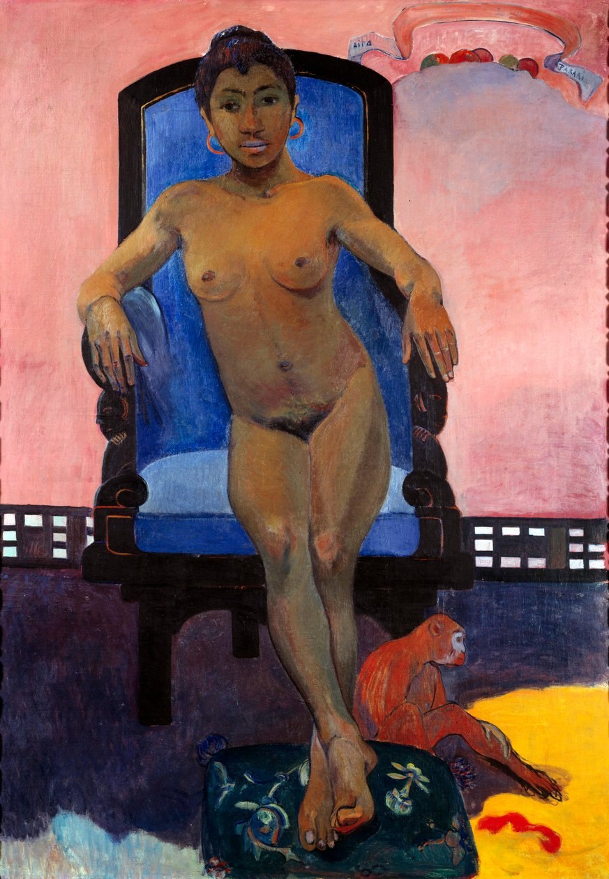 Judith Te Parry, Portrett av Anna Te Javanese, Maleri av Paul Gauguin (1848-1903) av Paul Gauguin