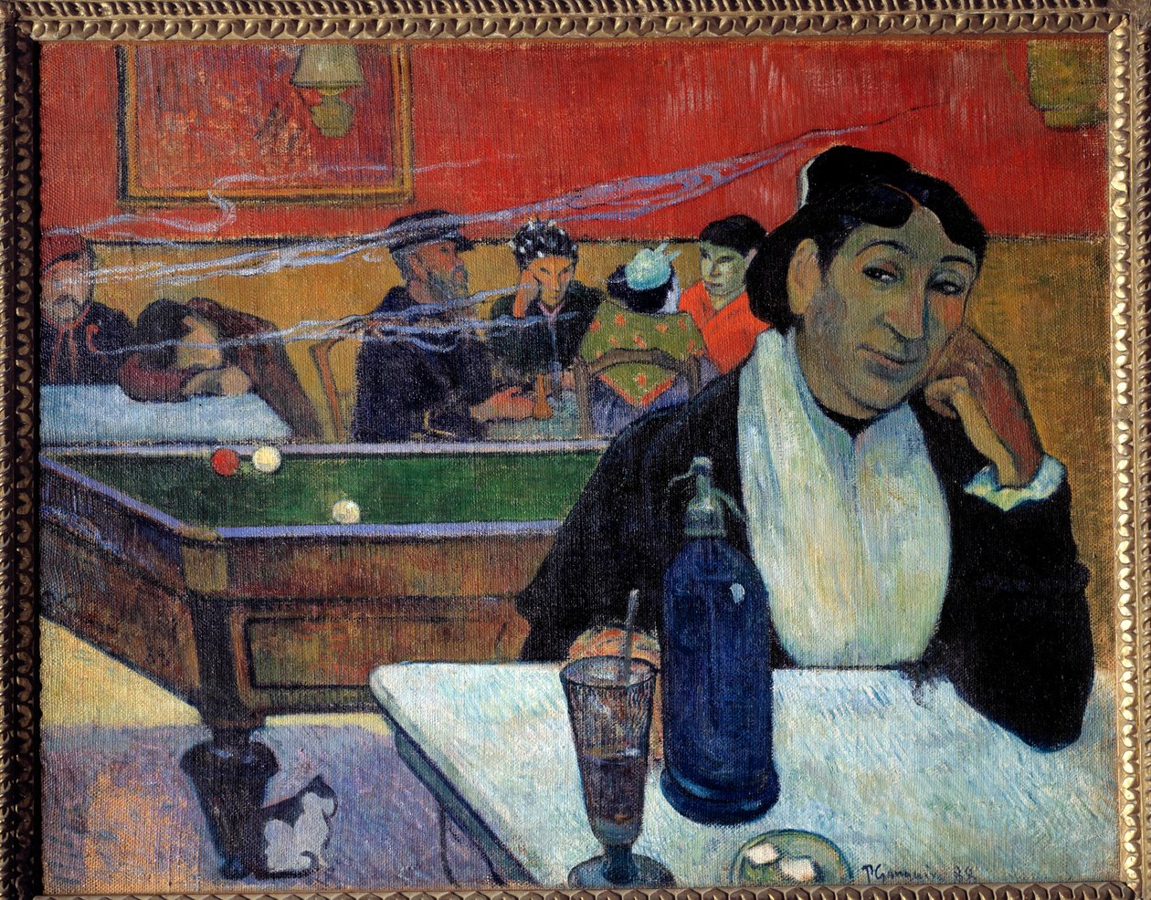 På kafeen (Arles) Maleri av Paul Gauguin (1848-1902) 1888 Moskva. Pushkin-museet av Paul Gauguin