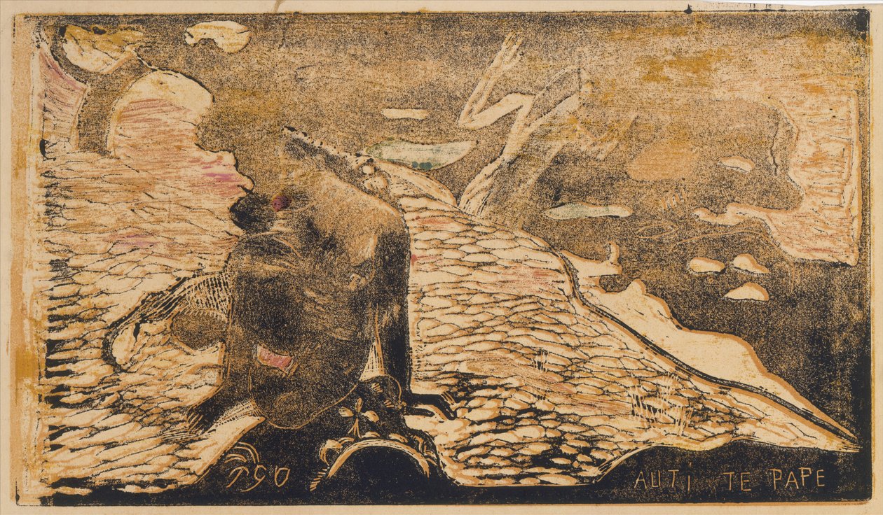Auti Te Pape, 1893-94., 1893-94. av Paul Gauguin