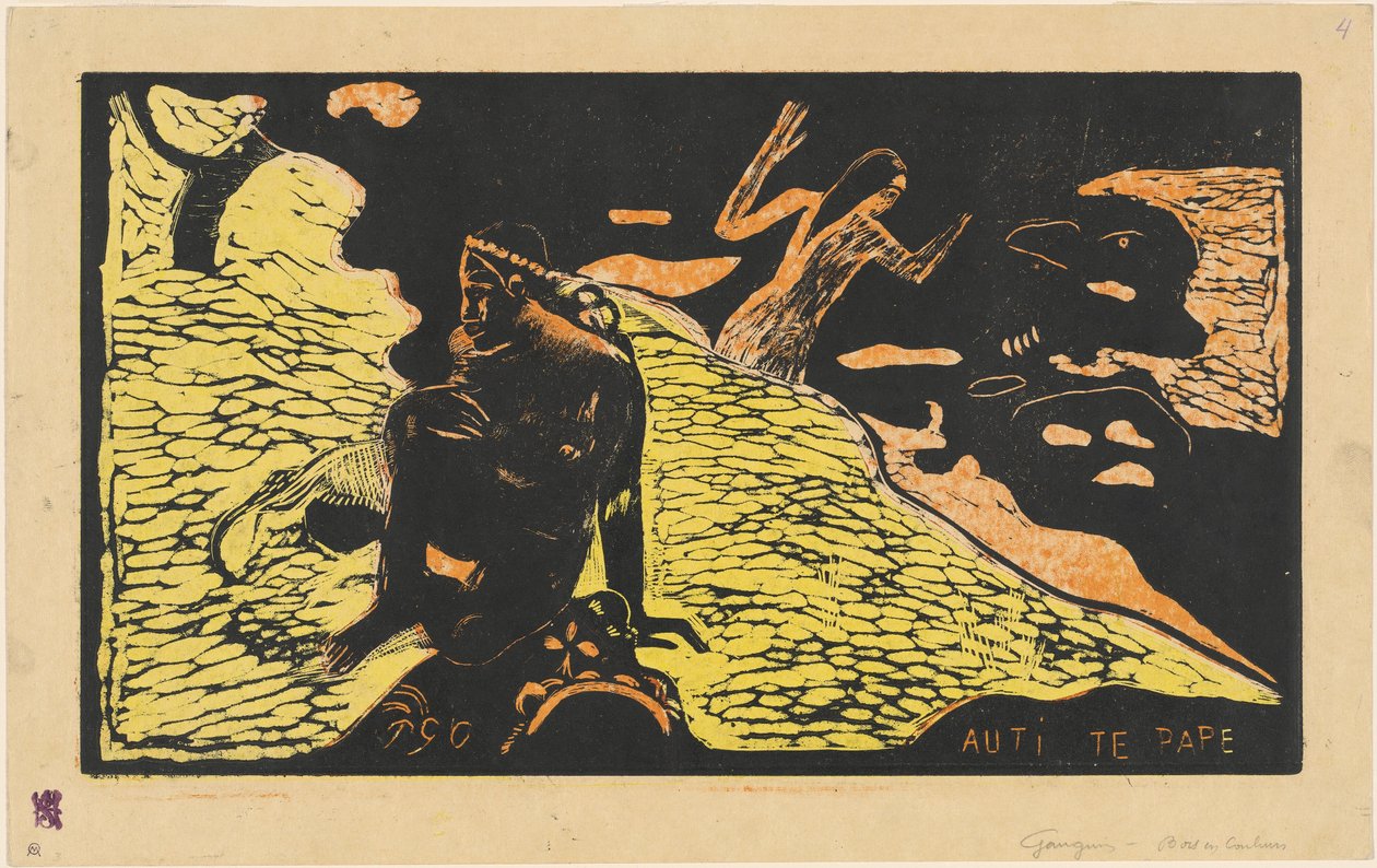 Auti te Pape (Kvinner ved elven) av Paul Gauguin
