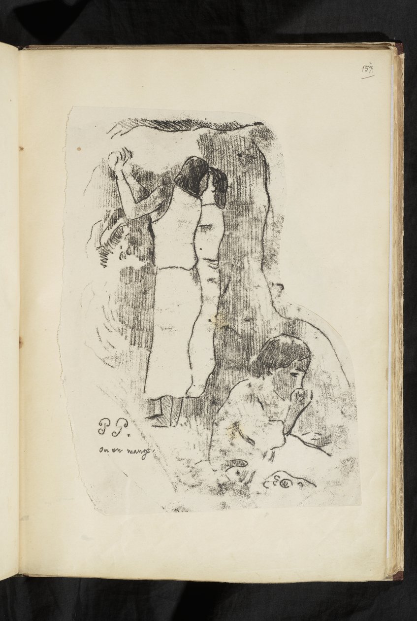 Før og etter - Vi spiser det av Paul Gauguin