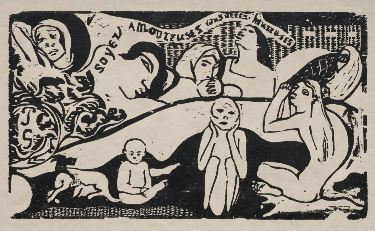 Vær forelsket og du vil være lykkelig av Paul Gauguin