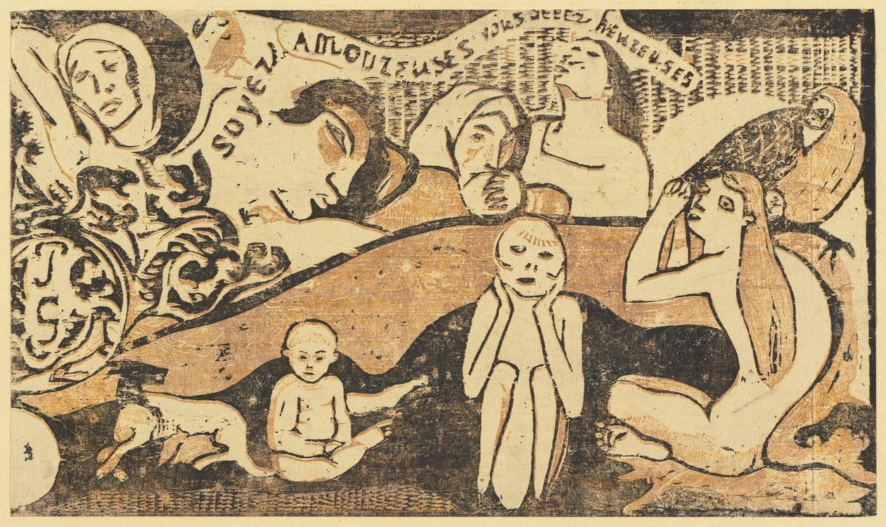 Vær forelsket og du vil være lykkelig av Paul Gauguin