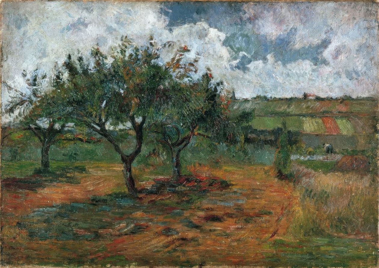 Blomstrende epletrær av Paul Gauguin