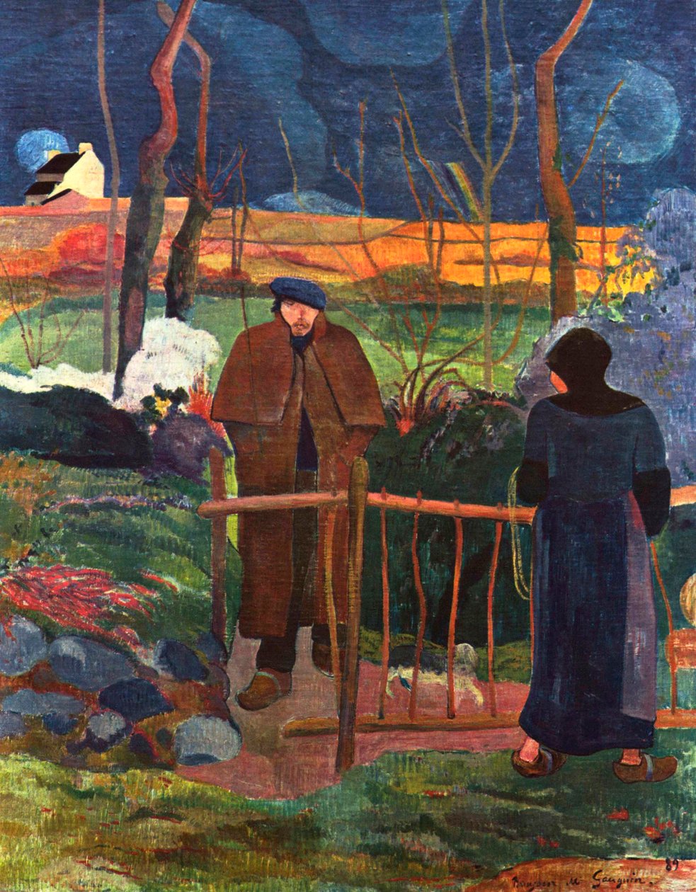 Hei Monsieur Gauguin, 1889. av Paul Gauguin