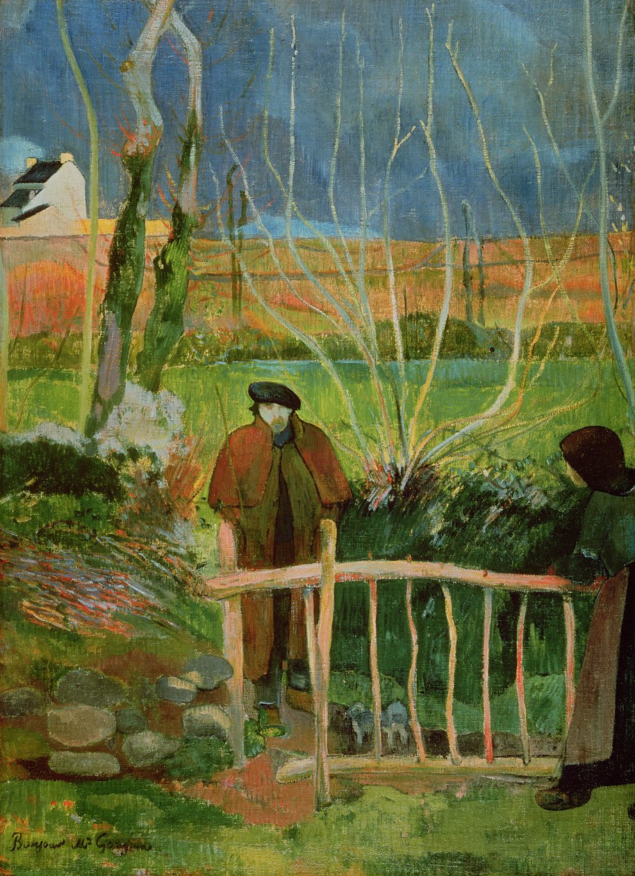 Hei Monsieur Gauguin, ca. 1889 (olje på lerret) av Paul Gauguin
