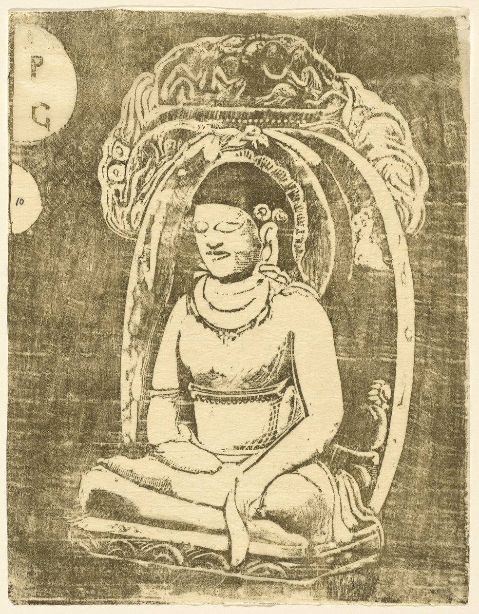 Bouddha Buddha, i eller etter 1895. av Paul Gauguin