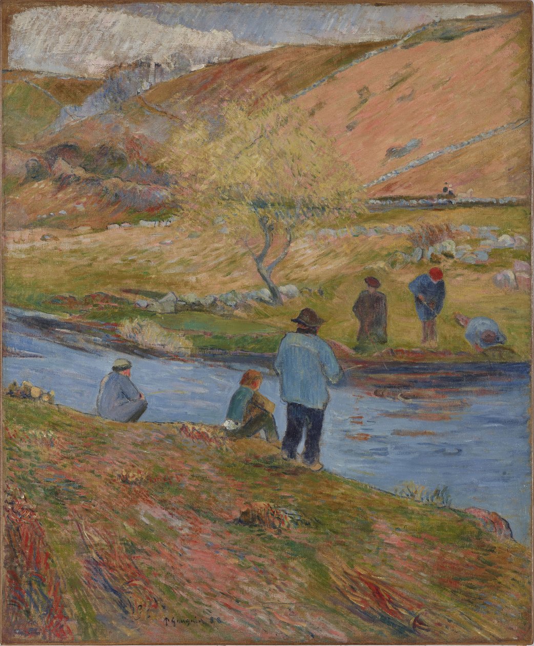 Bretonske fiskere, 1888. av Paul Gauguin