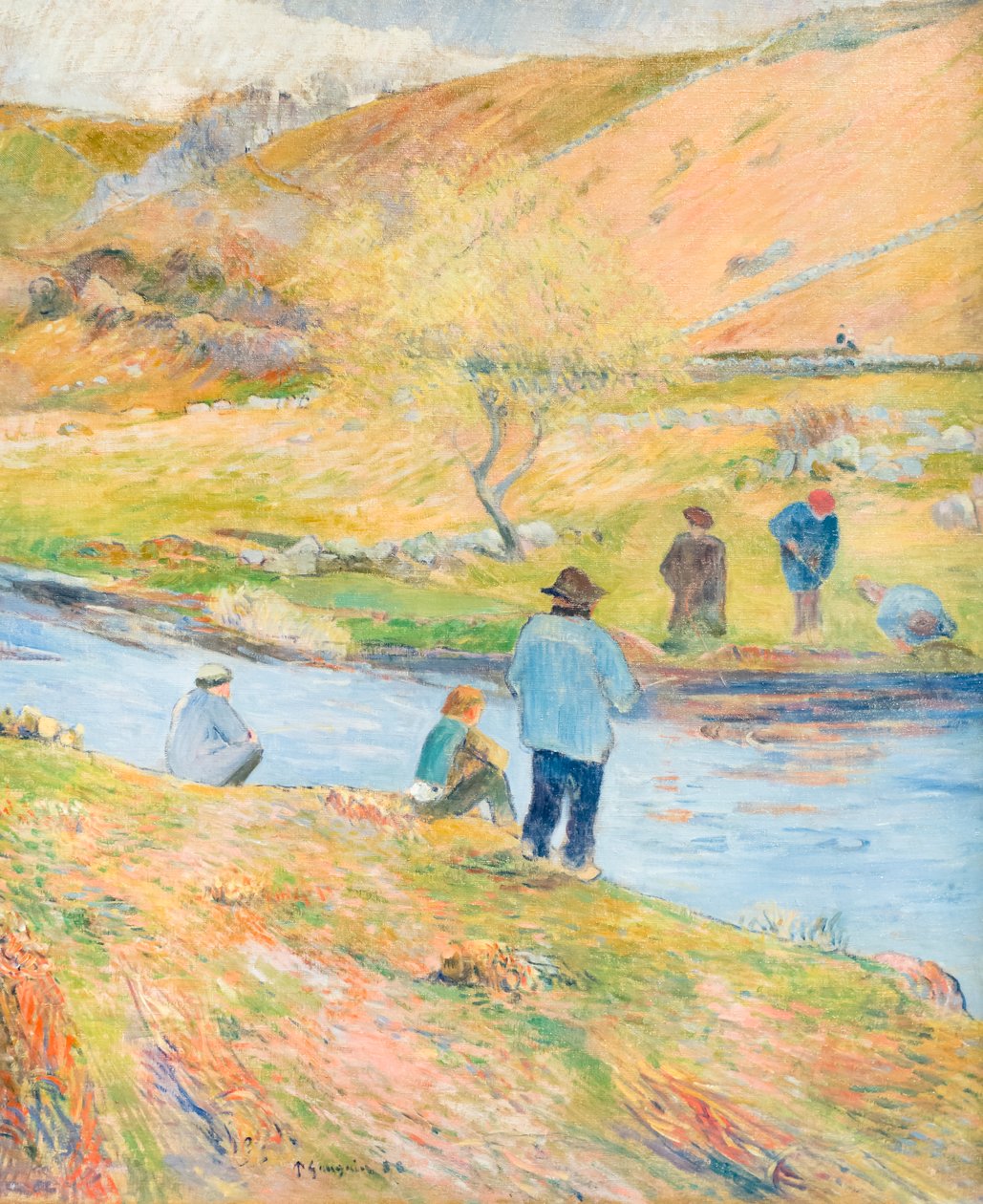 Bretonske fiskere av Paul Gauguin