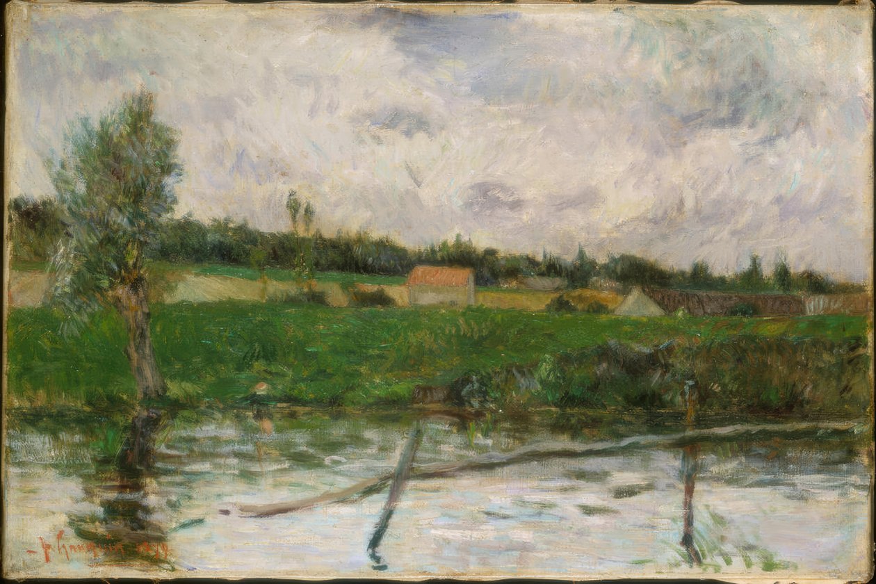 Bretonsk landskap av Paul Gauguin