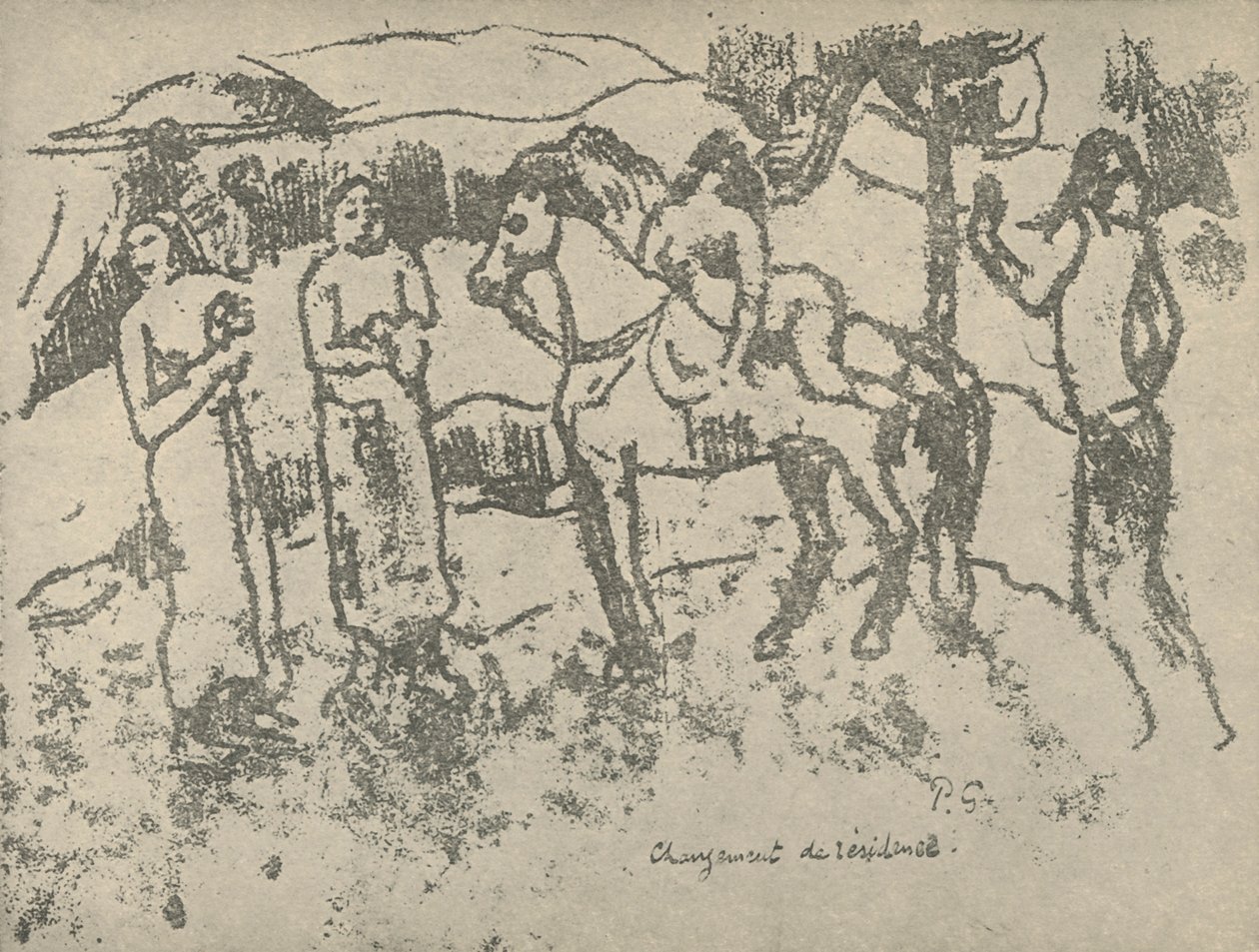 Bostedsskifte, 1936 av Paul Gauguin