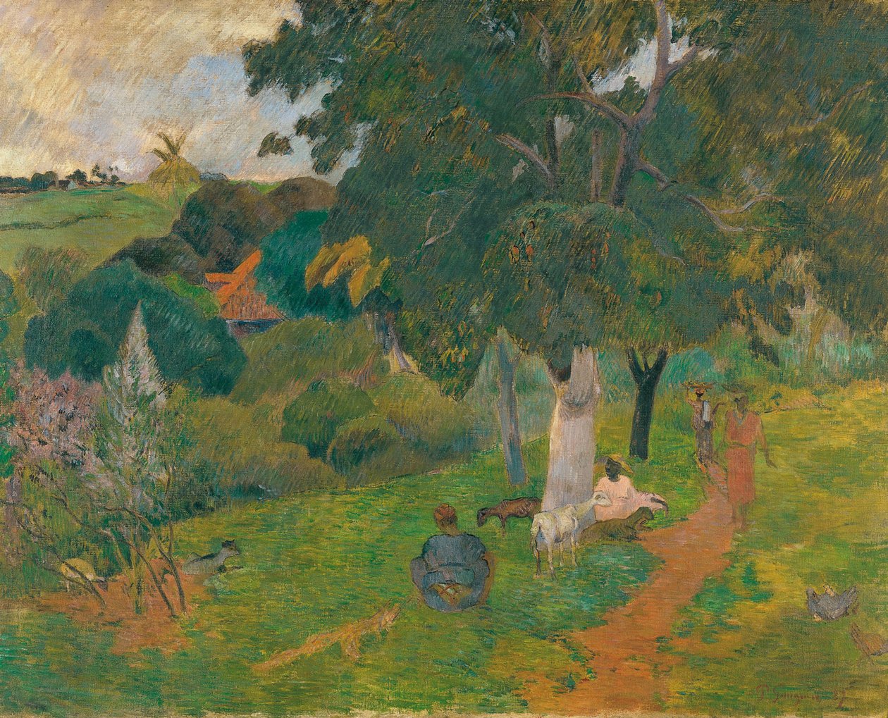 Kommer og går, Martinique, 1887 av Paul Gauguin