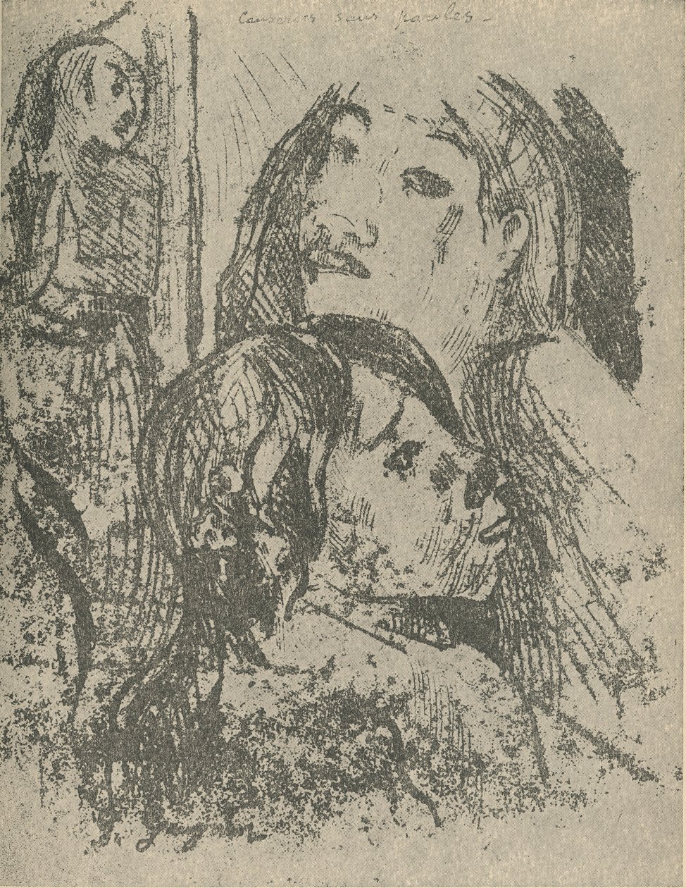 Samtale uten ord, 1936 av Paul Gauguin