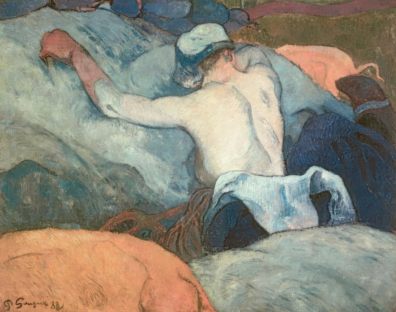 I høyet av Paul Gauguin