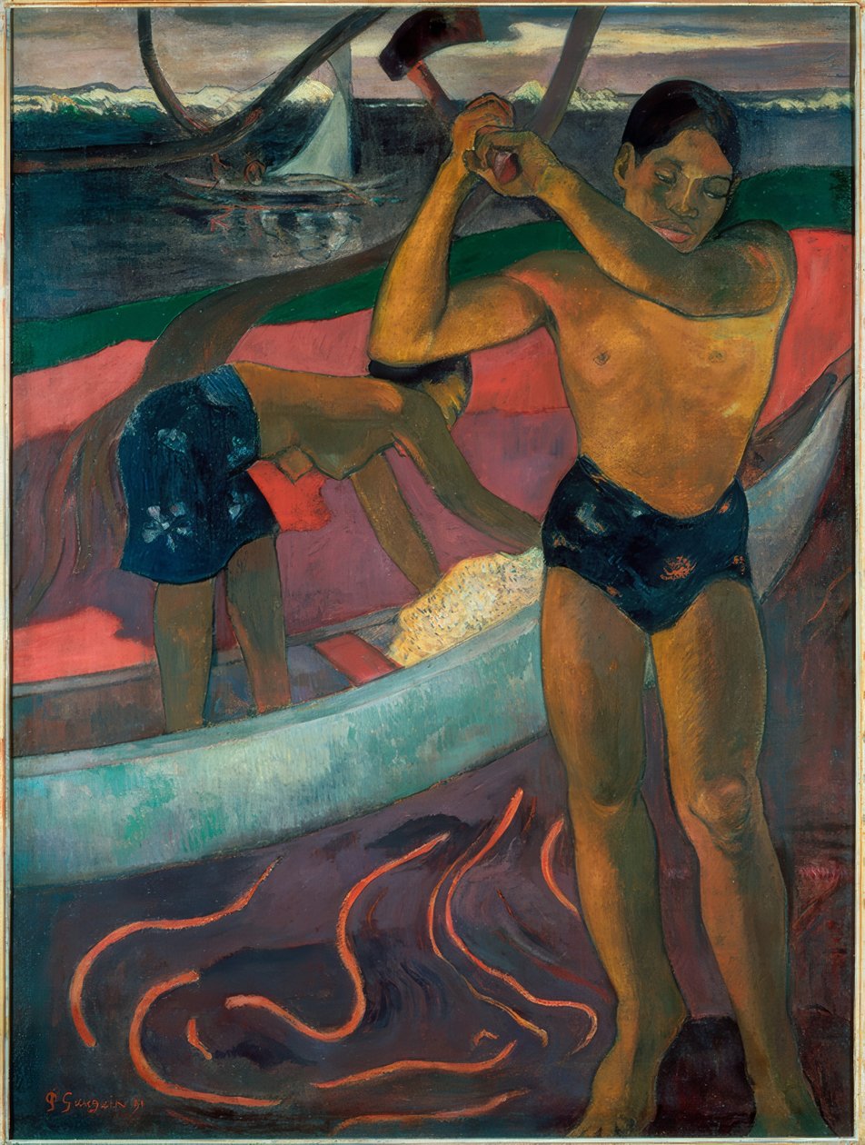 Vedhoggeren fra Pia av Paul Gauguin