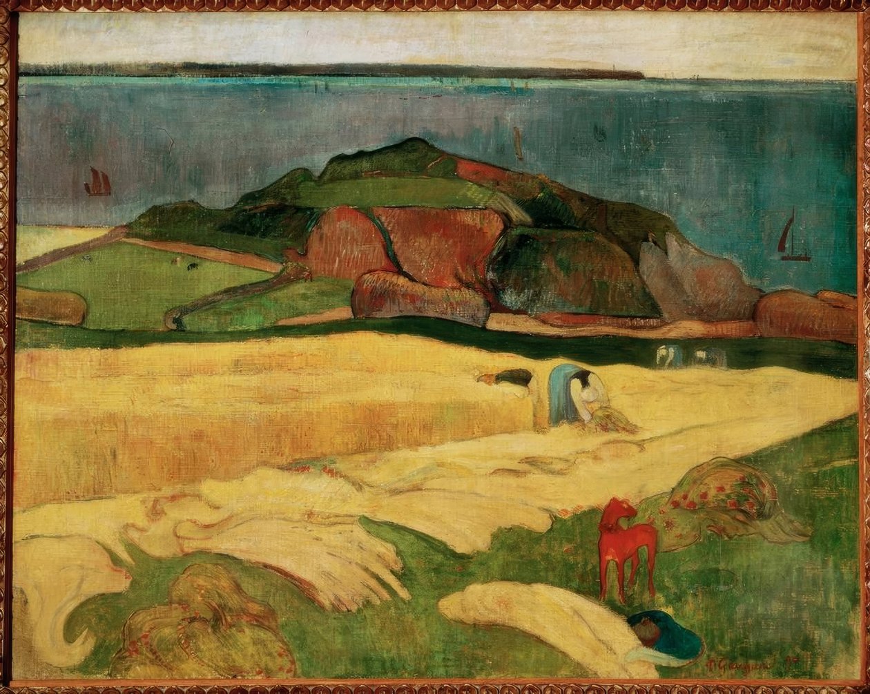 Høsten ved havet: Le Pouldu av Paul Gauguin