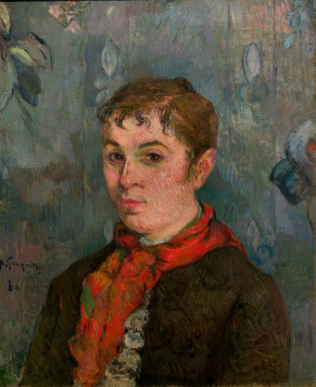 Datteren til skytshelgen av Paul Gauguin
