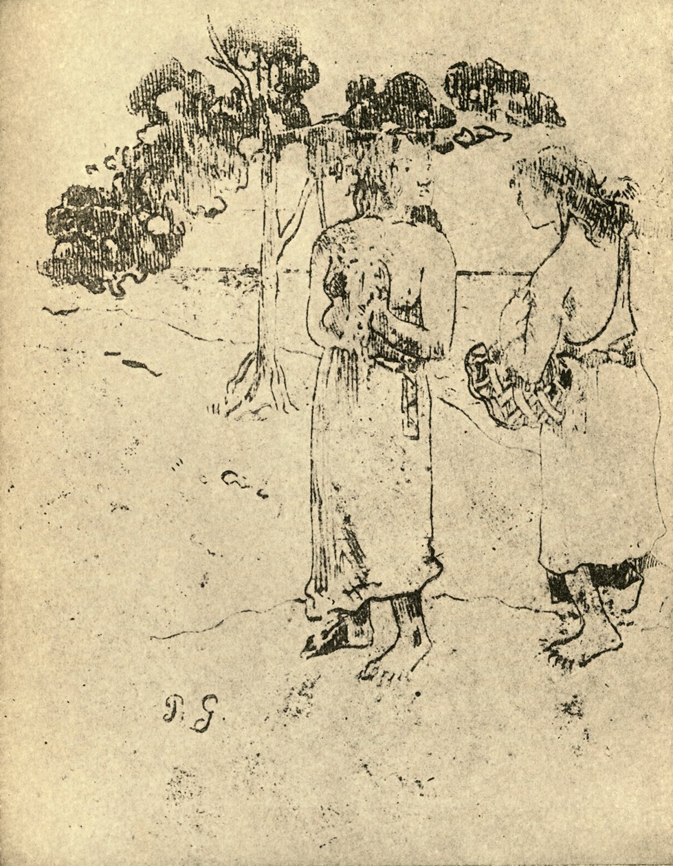 Tegning, 1936 av Paul Gauguin