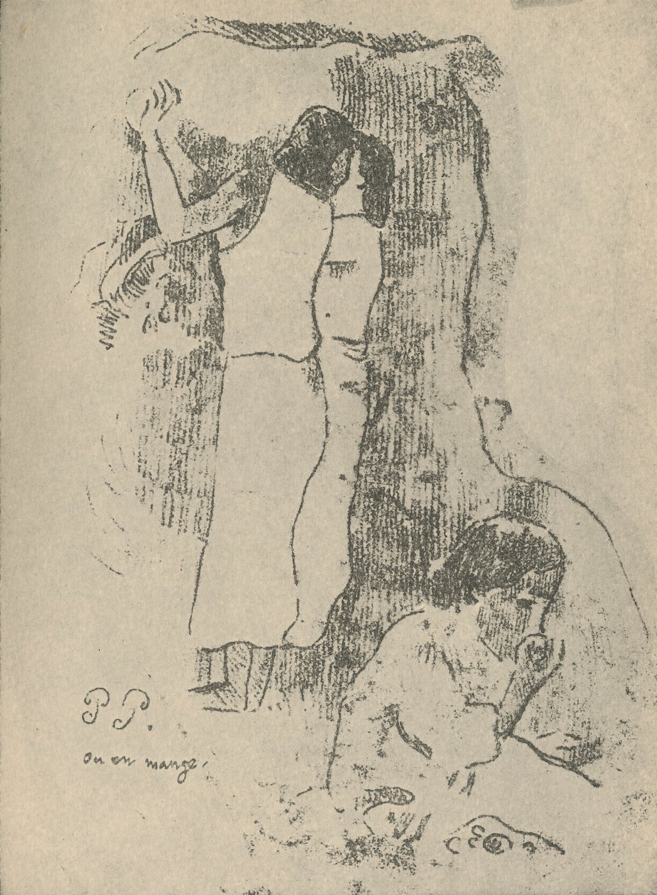 Eating, 1936 av Paul Gauguin