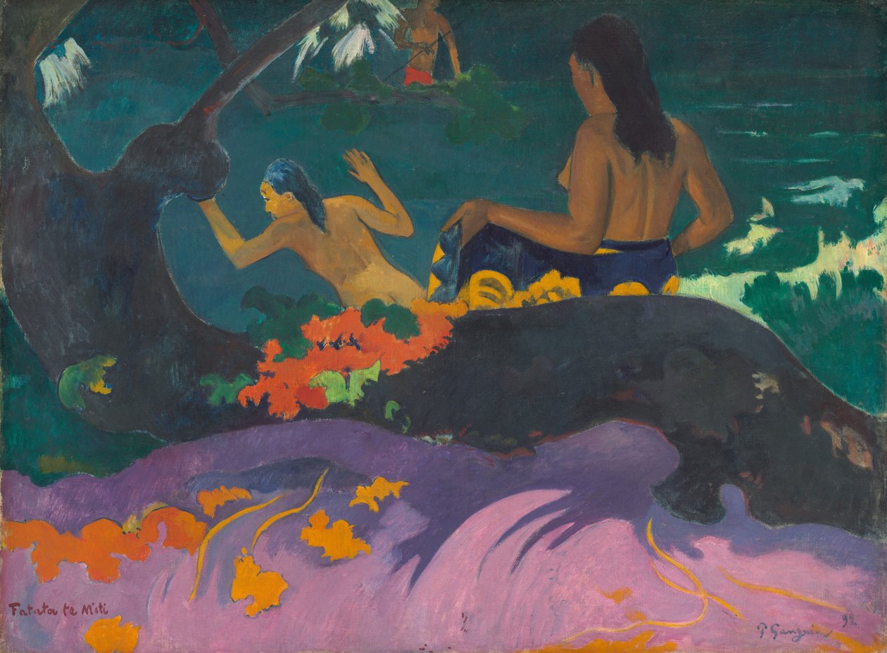 Ved havet, 1892. av Paul Gauguin