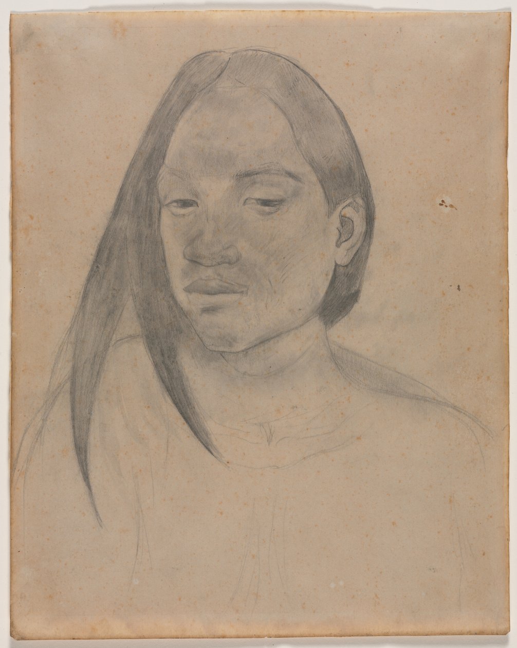 Leder for en tahitisk kvinne, 1891. av Paul Gauguin