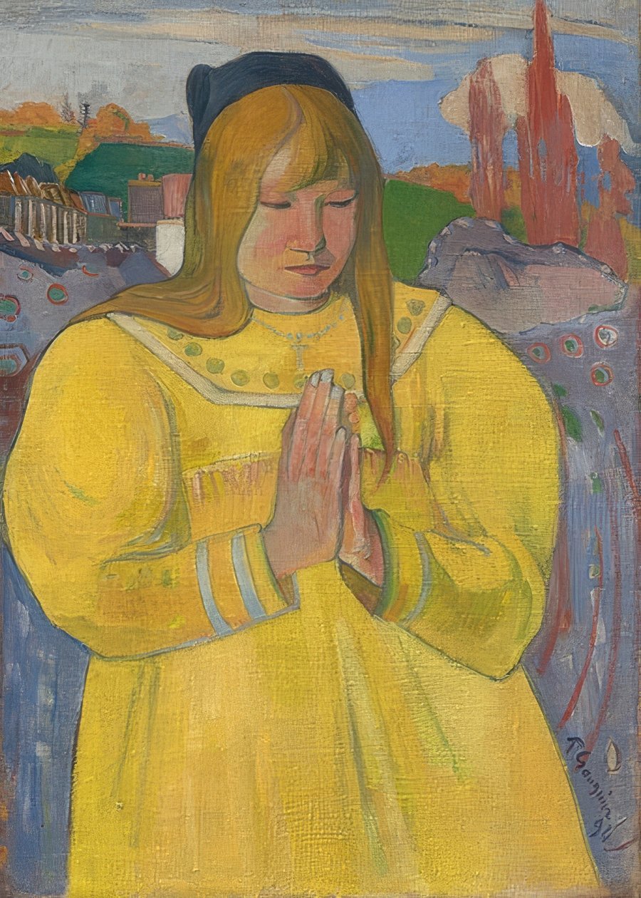 Ung kristen jente. 1984 av Paul Gauguin