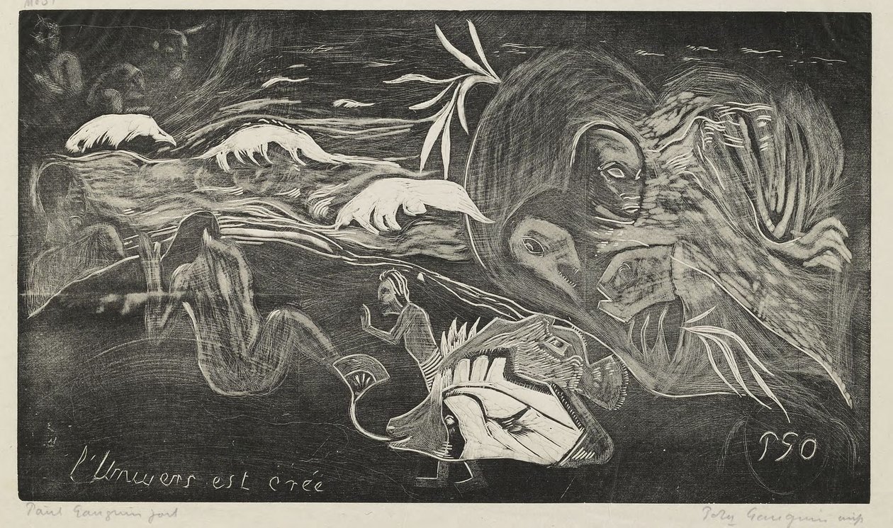 Universet blir skapt av Paul Gauguin
