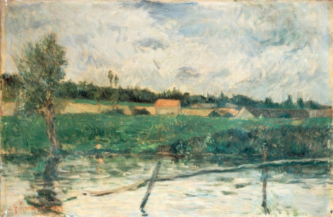 Landsbygda i Bretagne av Paul Gauguin