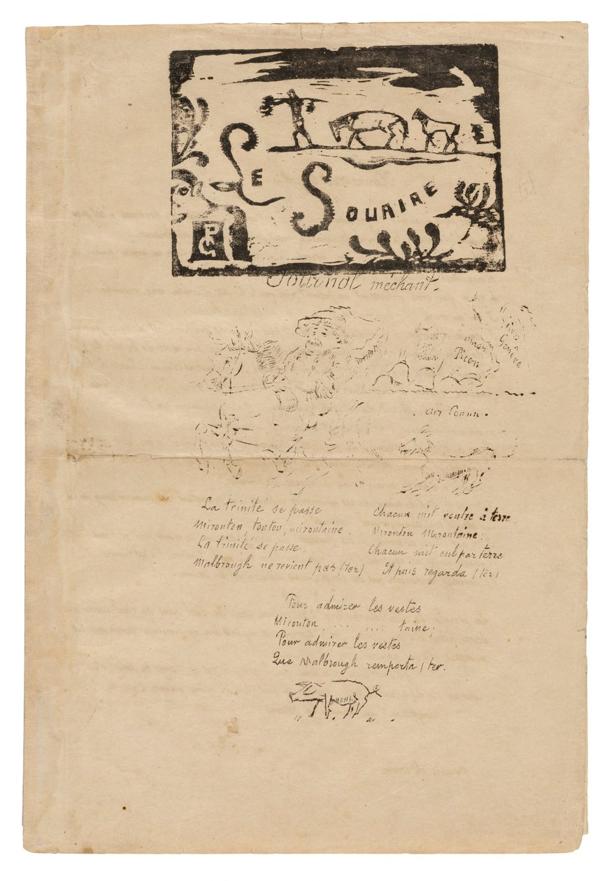 Smilet: Wicked Journal, februar 1900 av Paul Gauguin