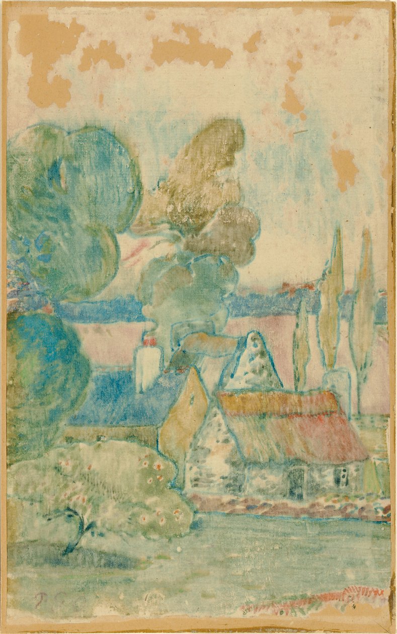Hyttene av Paul Gauguin