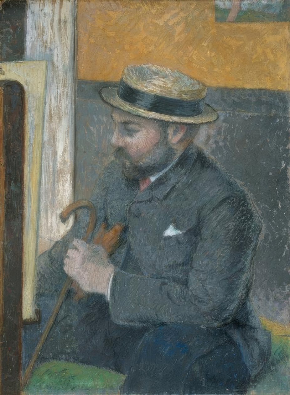 Mannen med båtføreren av Paul Gauguin