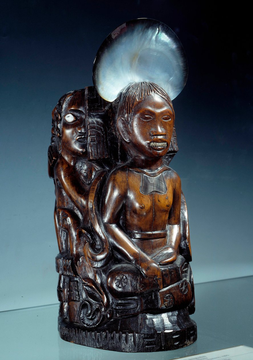 Idolet med et skall Skulptur av Paul Gauguin (1848-1903) 1893 Paris, musee d