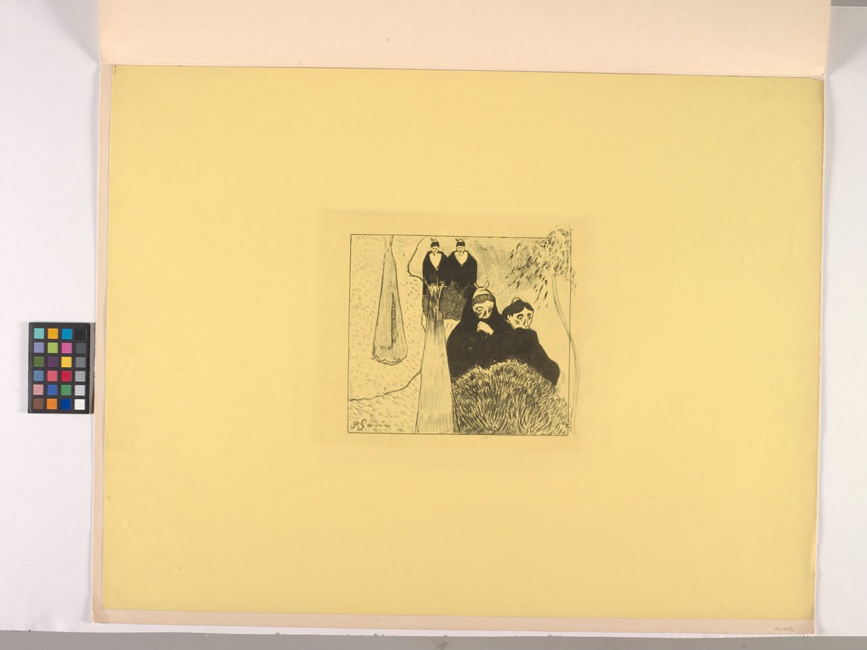 gresshopper og maur - suvenir fra Martinique av Paul Gauguin