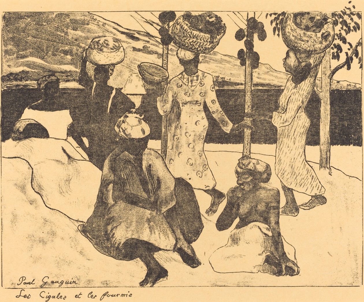Locusts and Ants: A Memory of Martinique av Paul Gauguin